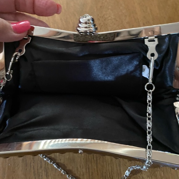 Chichitop Crystal rhinestones, clutch evening purse black - Picture 7 of 7